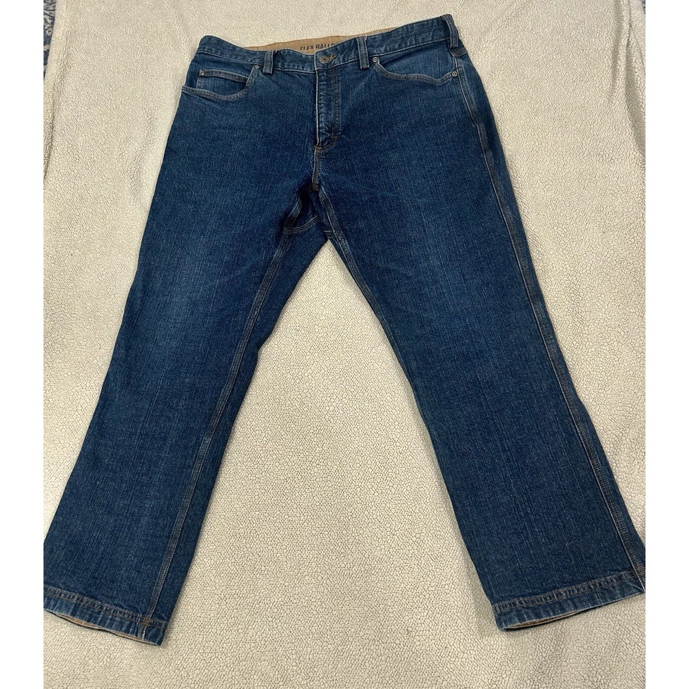 Duluth Trading Men's Ballroom Double Flex Standard Fit Jeans 38 x 28